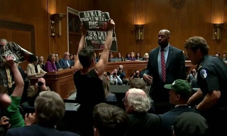 WATCH: RFK Jr Senate hearing disrupted by screaming protesters: ‘RFK kills people with hate’